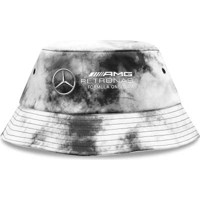 Mercedes Mapf1 FW Tie Dye Bucket Hat Grey