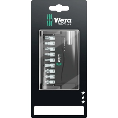 Wera Bit-Check 10 Universal 5 SB sada bitů 05073416001