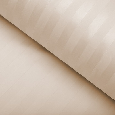 Damašek Atlas Gradl béžový - proužky 2 cm DM-018 - metráž šířka 150 cm