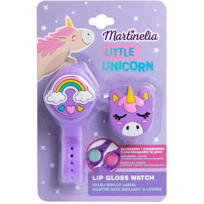 Aquarius Cosmetic Детски балсам за устни Martinelia - Unicorn, часовник, 2 аромата