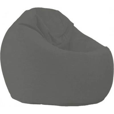 Pufrelax Пуф 330л. , Relaxo XL - Moon Grey, Перящ се калъф, Пълнеж от полистиролни перли, Гама Premium (PUF-G-RXL-PT-MNGRE)