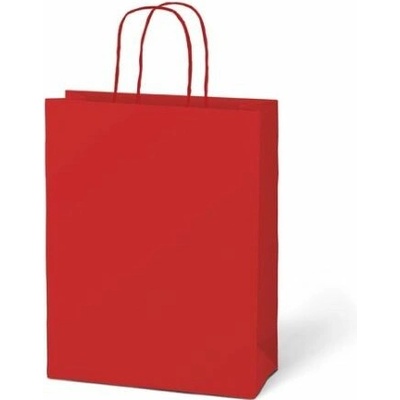 Taška dárková T5 kraft 260x320x100mm - červená