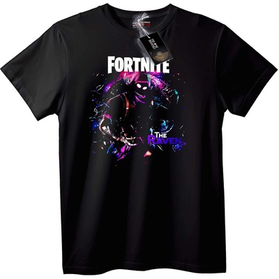 NOONEBRAND Тениска Fortnite Гарванът - XS, White