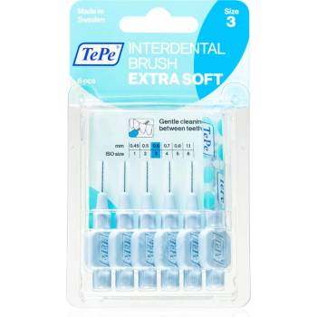 TePe Interdental Brush Extra Soft четки за междузъбно пространство 0, 6 mm 6 бр