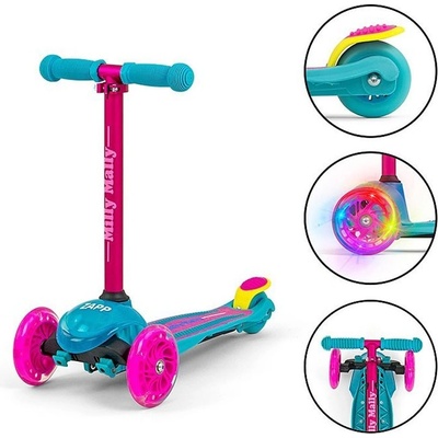 Milly Mally Scooter Zapp modrá