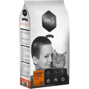 AMITY CATS Премиум Сьомга и Ориз 1, 5 кг