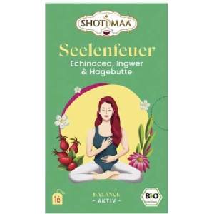 Shoti Maa Био чай Seelenfeuer - ехинацея, джинджифил и шипка - 16 пакетчета чай