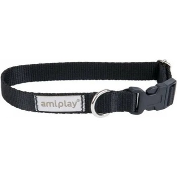 Image 1 of amiplay collar SAMBA - нашийник за куче - ЧЕРЕН, размер S - 20-35 х 2 см - Полша - 280106