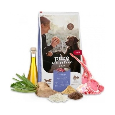 MERA pure Sensitive jehněčí a rýže 4 kg
