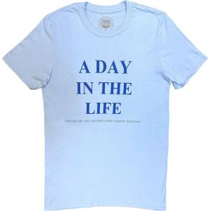The Beatles A Day In The Life (Back Print) Light Blue L Риза (BEATTEE352MBL03)