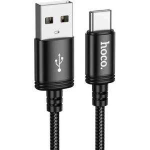 hoco. X91 кабел за данни USB - Type-C, 300 см, ЧЕРЕН X91_USB_TYPEC_B (X91_USB_TYPEC_B)