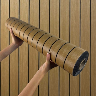 Impol Trade Samolepící lamely TPW0080635 280 x 60 cm hnědé 1ks