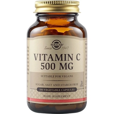 Solgar Vitamin C, 500 mg, 100 растителни капсули, Solgar