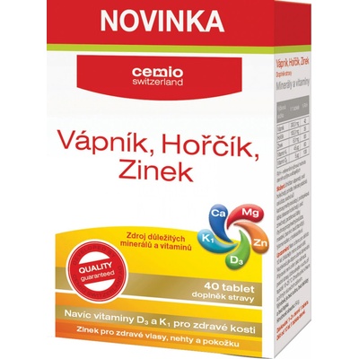 Cemio VápnIk Horčík Zinok 40 ks