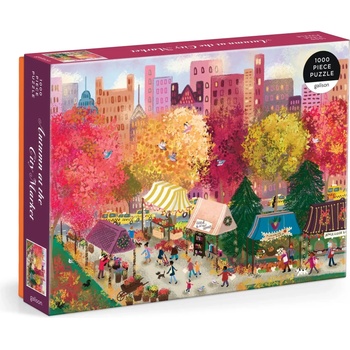 Galison - Puzzle Autumn at the City Market - 1 000 piese