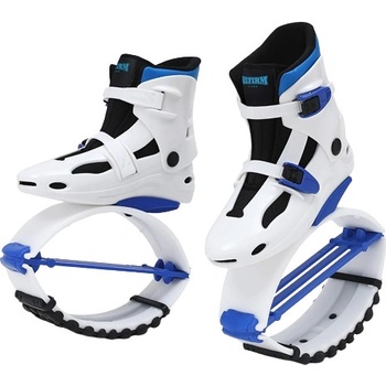 Kangoo Jumping Kangaroo Boots bílo-modré 45-75 kg