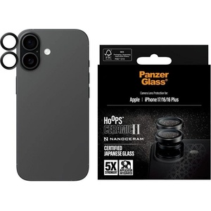 Panzer Протектор за камера PanzerGlass - Hoops, iPhone 17/16/16 Plus, Ceramic (5715685027277)