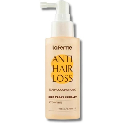 LaFerme - Anti Hair Loss Scalp Cooling Tonic 100ml chladivé tonikum na pokožku hlavy pro posílení vlasů a proti padání s peptidy