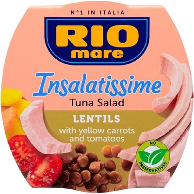 Rio mare Insalatissimes tuniakový šalát s šošovkou 160 g