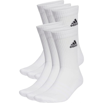 adidas Cushioned Sportswear Crew Socks 6 Pairs White