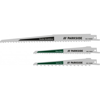 PARKSIDE Sada pilových listů PFSZ 3 B1 3dílná dřevo a plast