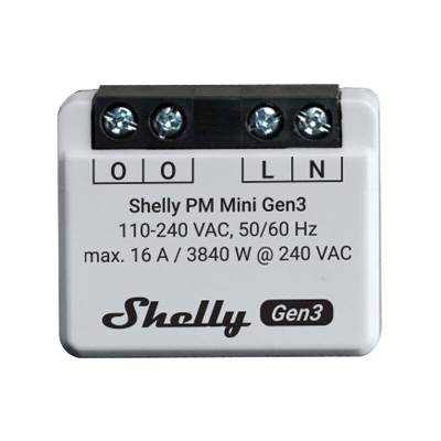 Shelly Gen3 PM Mini, měřící modul, WiFi PMminiGen3