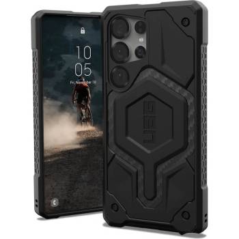 Urban Armor Gear Gear Monarch Pro Case - удароустойчив хибриден кейс с MagSafe за Samsung Galaxy S25 Ultra (черен-карбон)