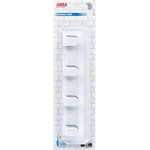Ansa Пластмасова закачалка с 4 куки Анса бял (А 310)