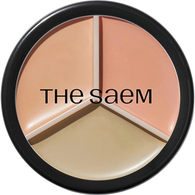 The Saem Trojitý korektor na obličej Cover Perfection Triple Pot Concealer No,1 Correct Beige 4,5 g