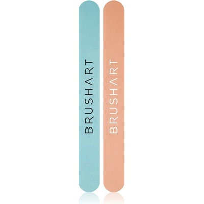 BrushArt Accessories Nail file duo sada pilníkov odtieň Apricot/Minty 2 ks
