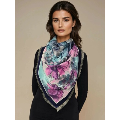 Italy Classic Scarf oboustranná šála fialová