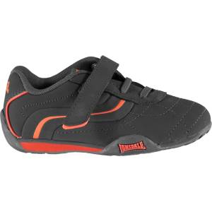 Lonsdale Детски маратонки Lonsdale Camden Infants Trainers - Charcoal/Orange