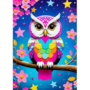 Enjoy - Puzzle Starry Owl - 1 000 piese