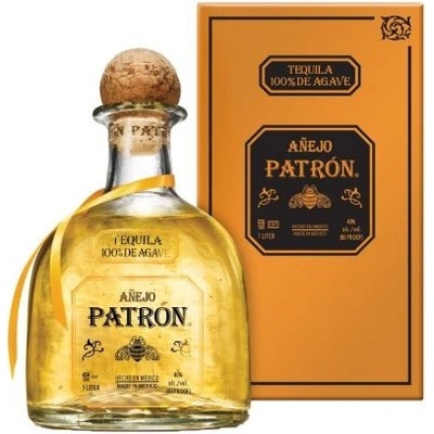 Patrón Aňejo Tequila 40% 1 l (karton) – Zboží Dáma