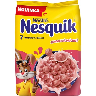 Nestlé Nesquik Cereálie jahodová príchuť 450 g