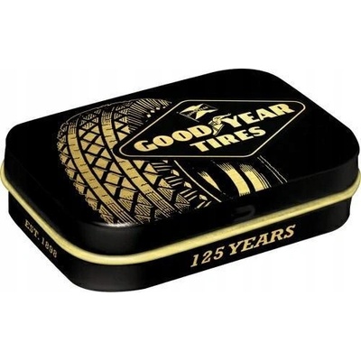 Nostalgic Art Mint Box GOODYEAR Tires kovová krabička s mentolkami 15 g