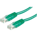 Roline UTP Patch кабел Cat. 5e, 1.0 м, AWG24, зелен цвят
