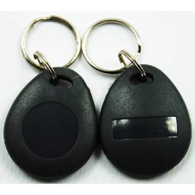 Přívěsek na klíče a batoh Černý odolný RFID MIFARE Classic 1K, 13,56MHz SEBURY TAG8