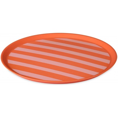KOZIOL Dětský talíř NORA 25,5 cm oranžový modrý