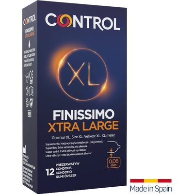 Control Finissimo Xtra Large 12 ks