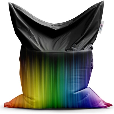Sablio Sedací vak Duhová záře 150x100 cm