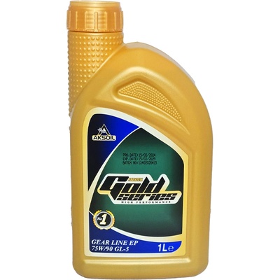 Aksoil gold series ultra gear line ep 75w-90 gl-5 1l