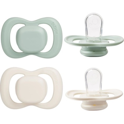 B.box dudlík silikon sage&vanilla 2ks