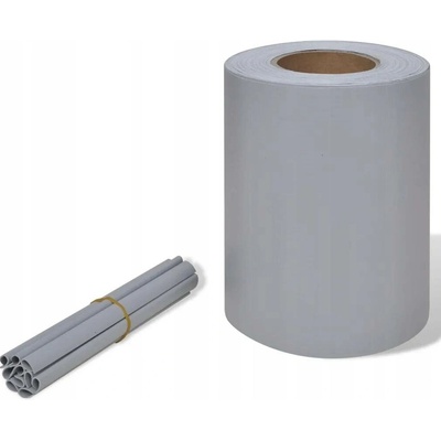 zahrada-XL Zahradní zástěna PVC 70 x 0,19 světle šedá