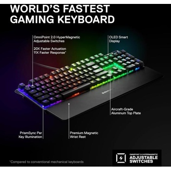 Image 1 of SteelSeries Apex Pro UK (64634)