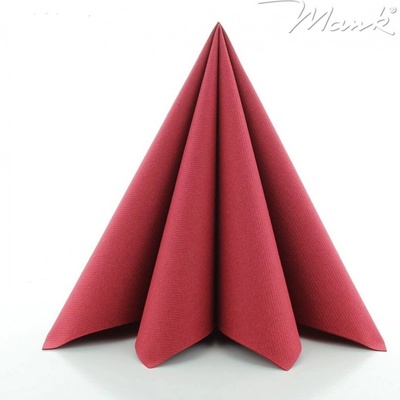 Mank Airlaid bordové ubrousky MANK 40x40 cm Bordeaux 50 ks