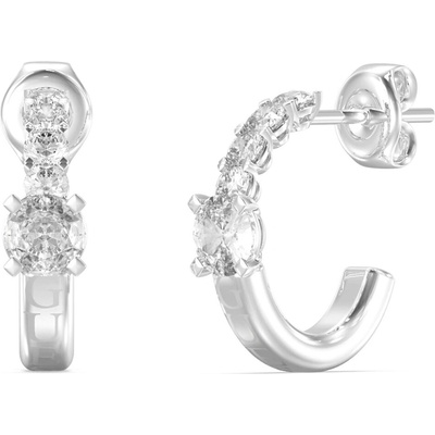 Guess Nadčasové oceľové kruhy Piercing Studio JUBE06272JWRHT/U