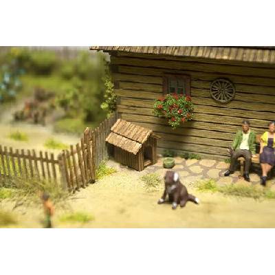 MDS - Modelové domečky Špalek Psia búda 1:72
