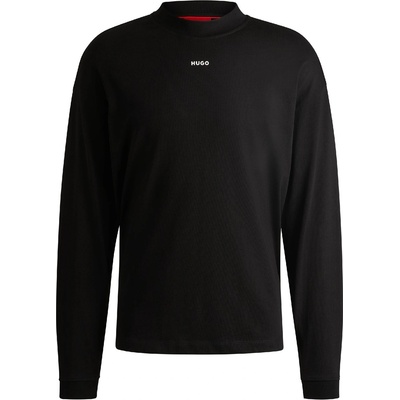 Hugo Мъжка блуза с яка Hugo Daposo 10248326 01 Polo Shirt Mens - Black