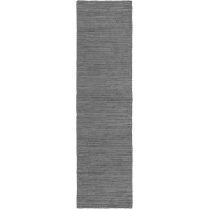 Flair Rugs Сива ръчно изработена вълнена пътека 80x230 cm Harris Boucle - Flair Rugs (503119380295)